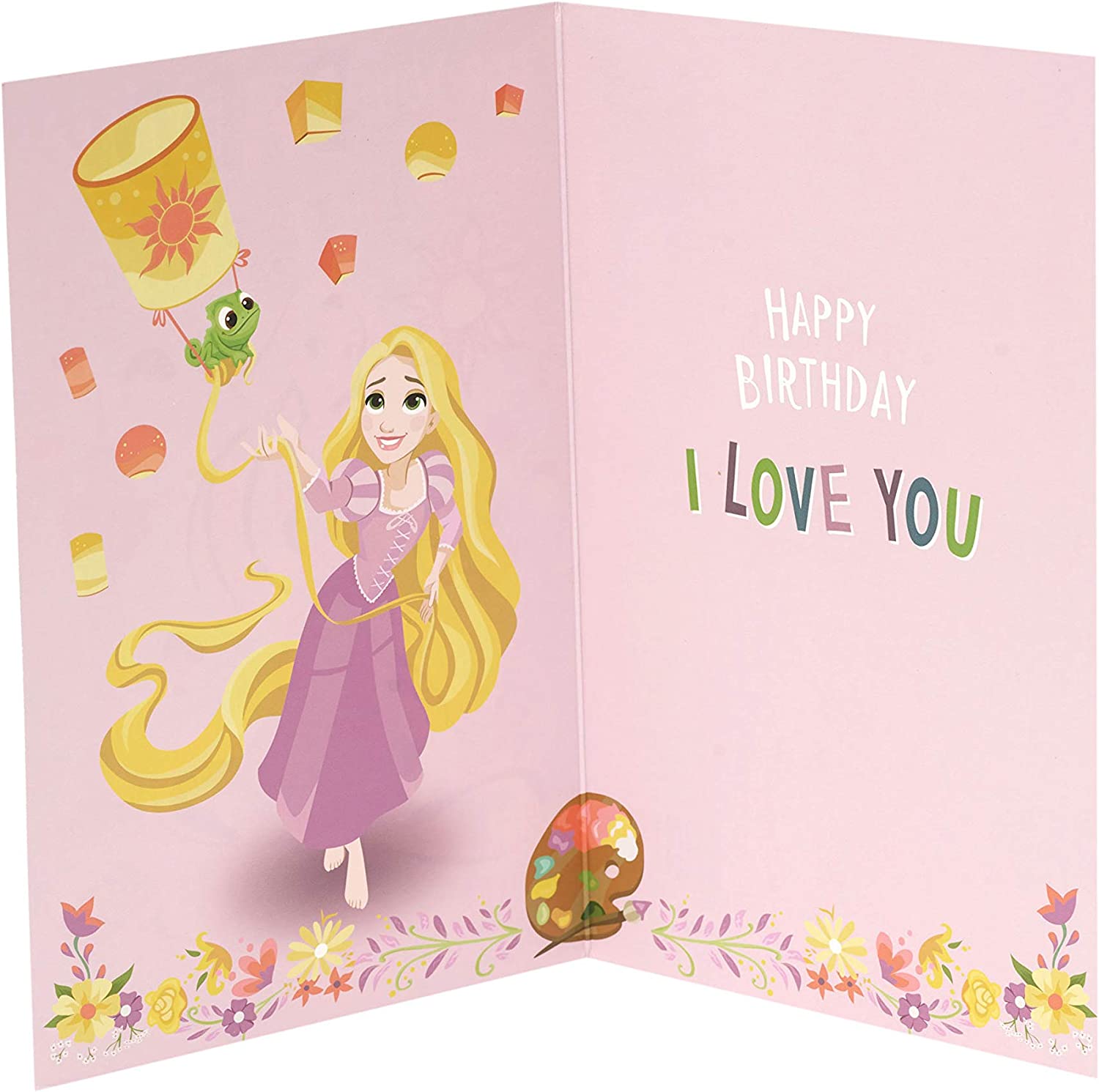 Daddy Birthday Card - Disney Princess Card From Daughter