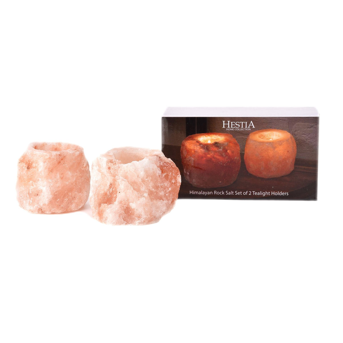 Himalayan Rock Salt Set of 2 Assorted Tealights