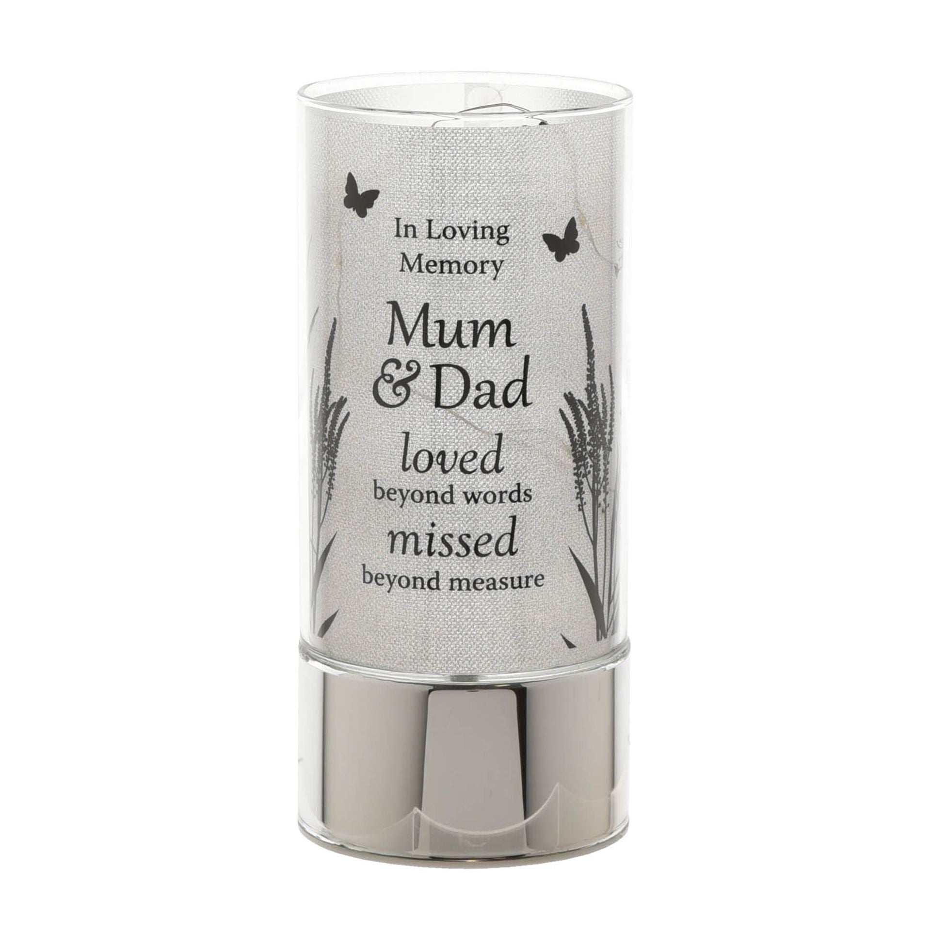 Thoughts of You Tube Light - Mum & Dad