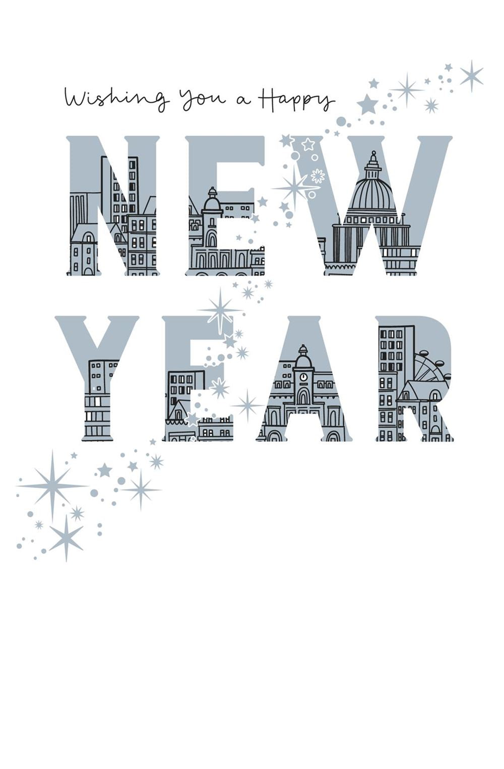 Wishing You a Happy New Year Card