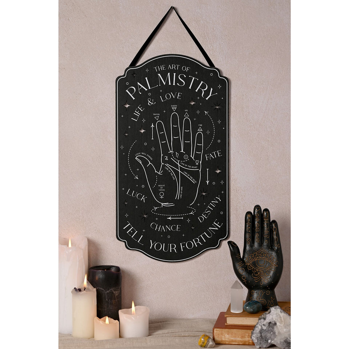 Juliana Mystic Legends Hanging Plaque "The Art Of Palmistry"