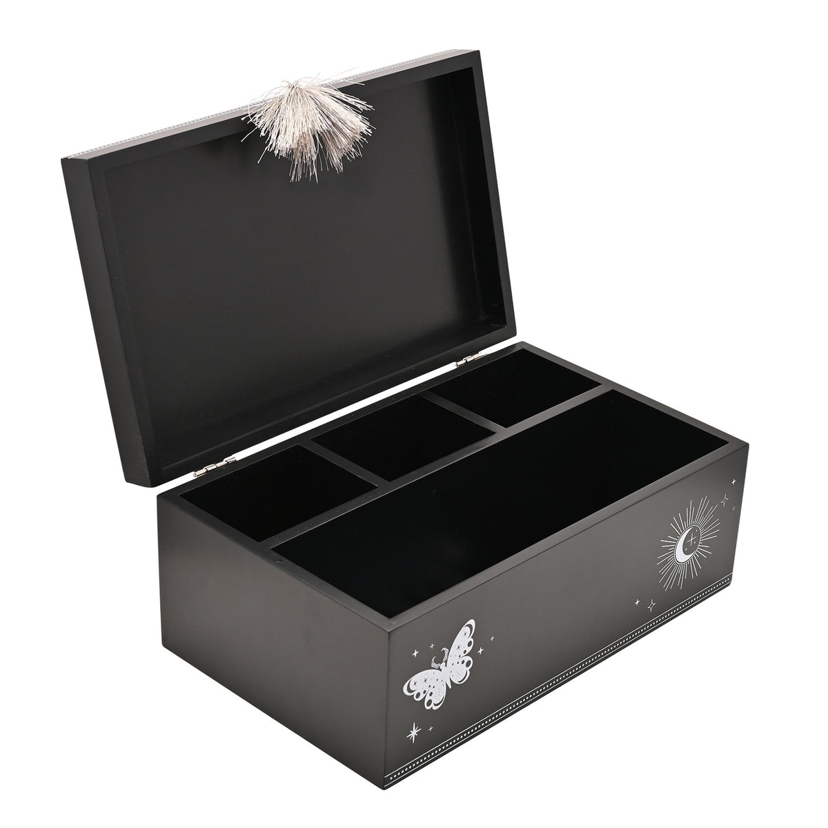 Juliana Mystic Legends Black Wooden Spells & Potion Box