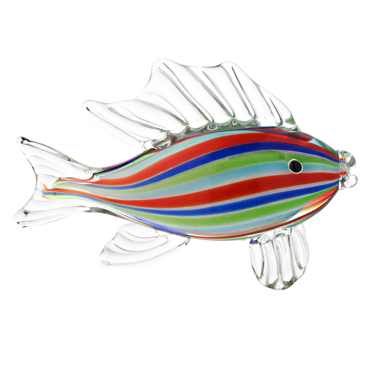 Objets d'art Glass Figurine - Tropical Fish