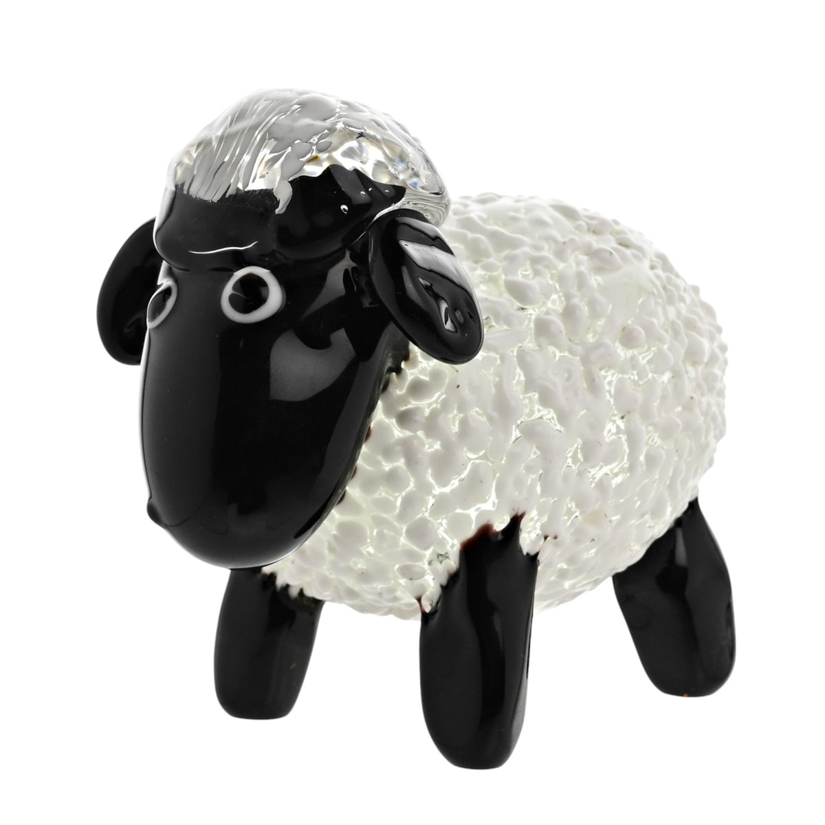 Objets d'art Glass Figurine - Sheep