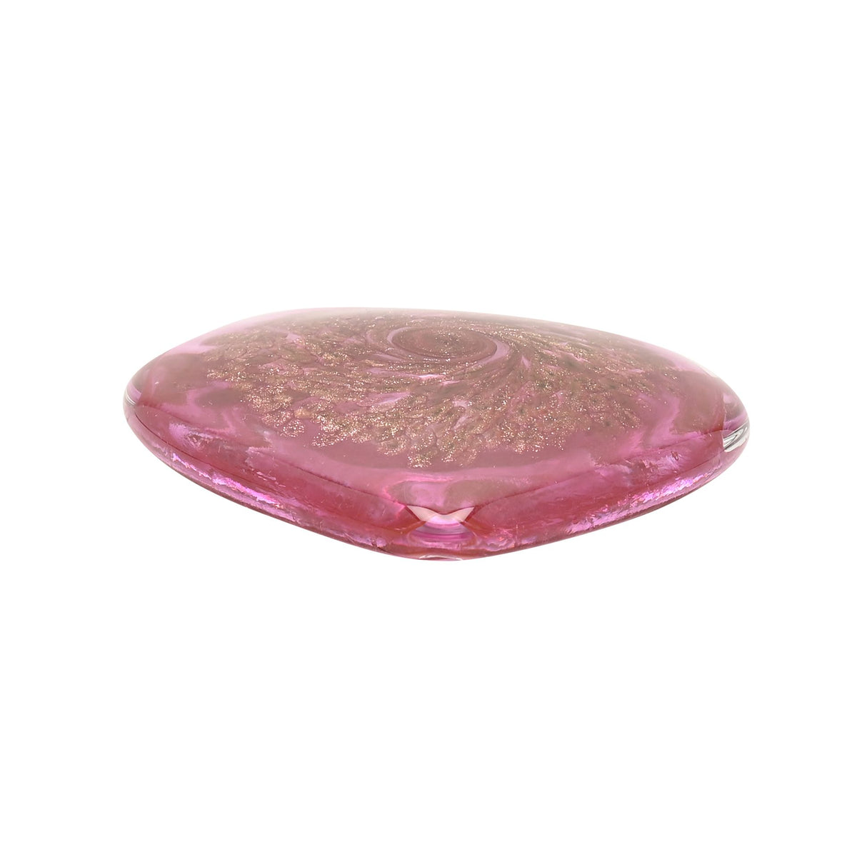 Objets d'art Pink Heart Paper Weight