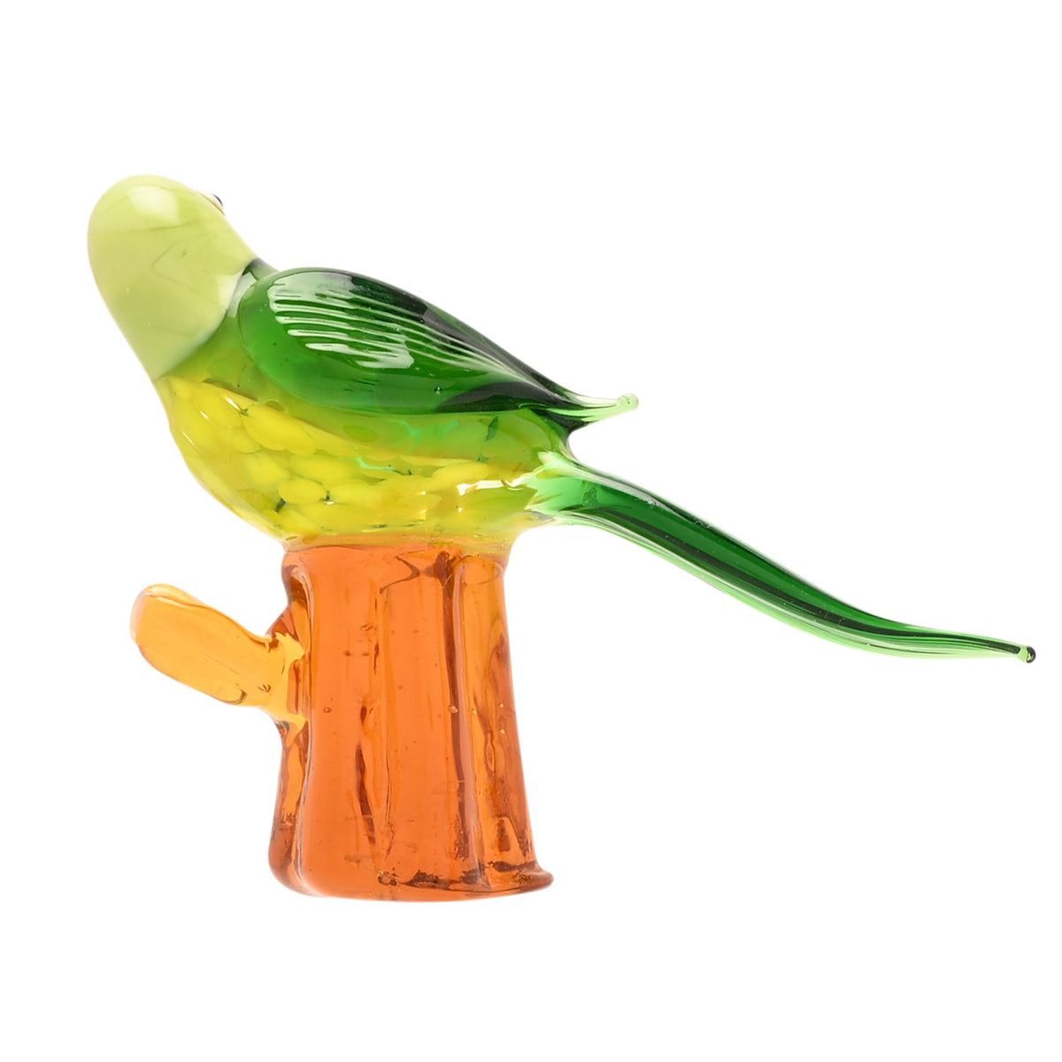 Objets d'art Glass Miniature Figurine - Polly Parrot