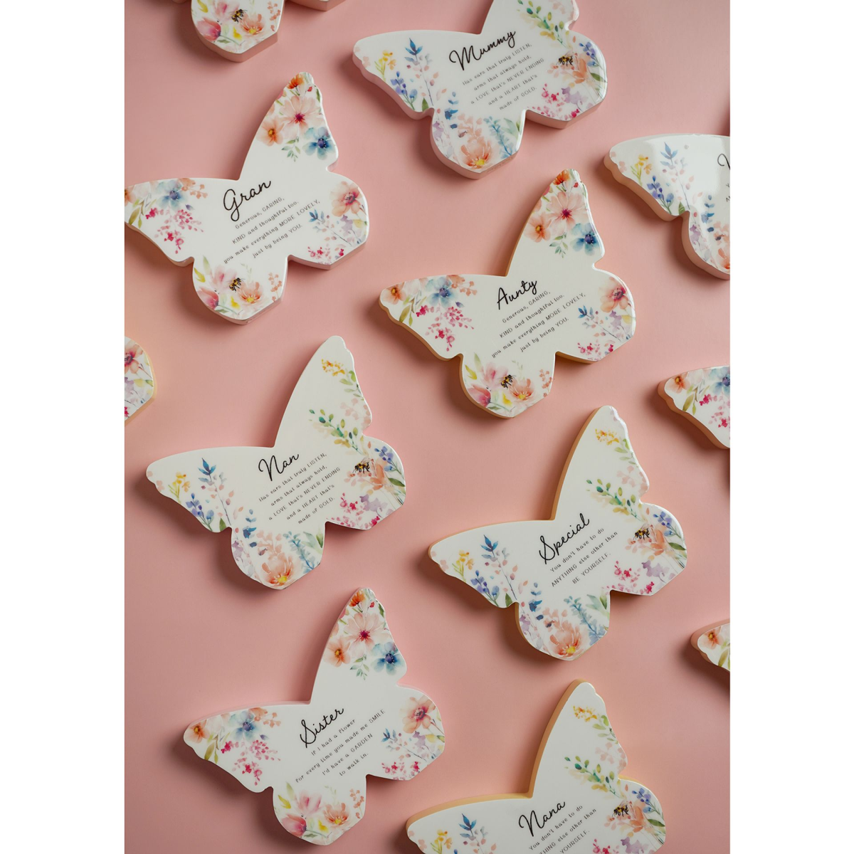 The Cottage Garden Floral Mantel Butterfly - Mam