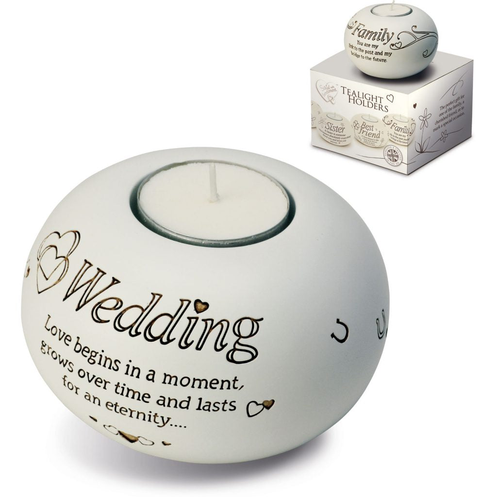 Said with Sentiment Tea Light Holder Wedding