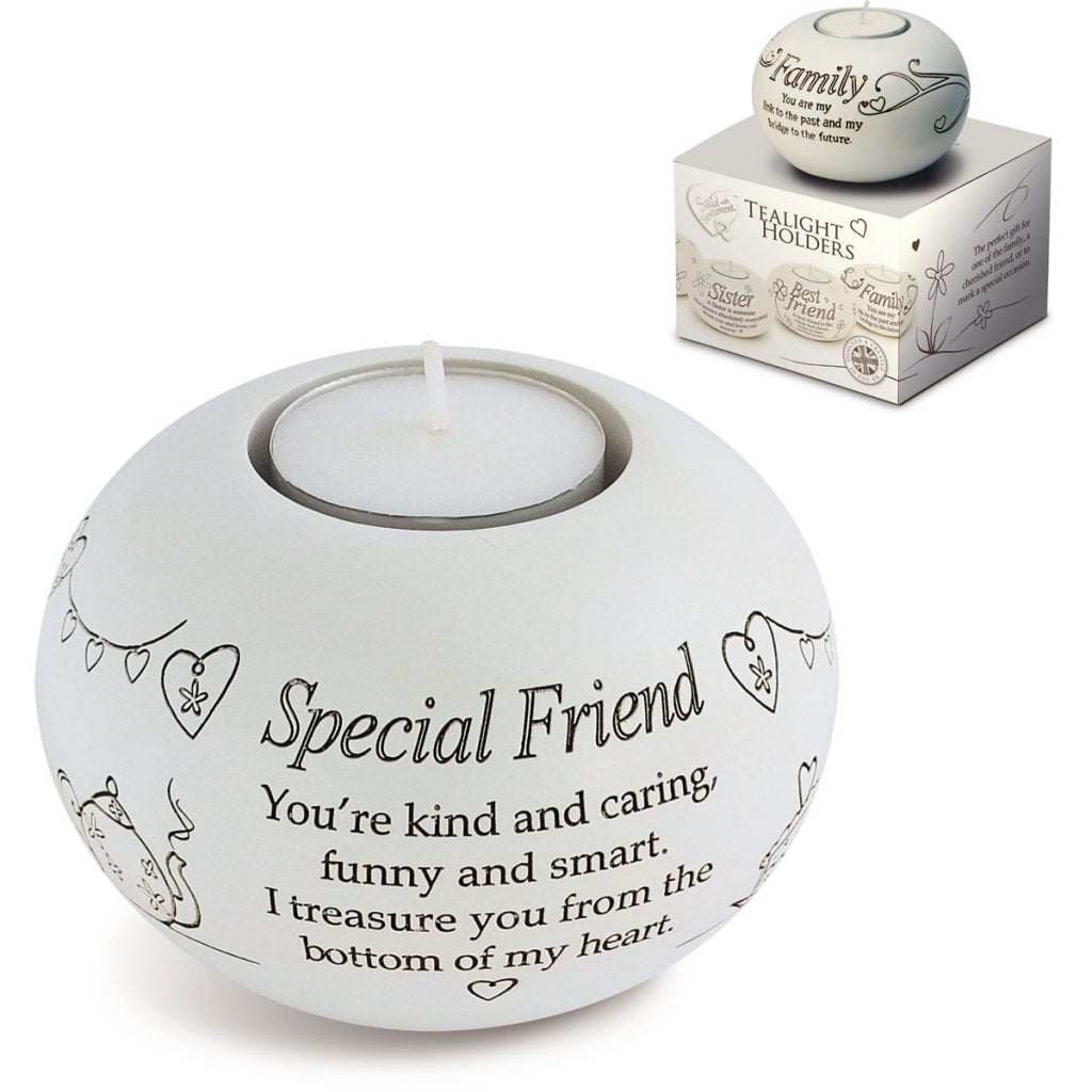Said with Sentiment Tea Light Holder Special Friend