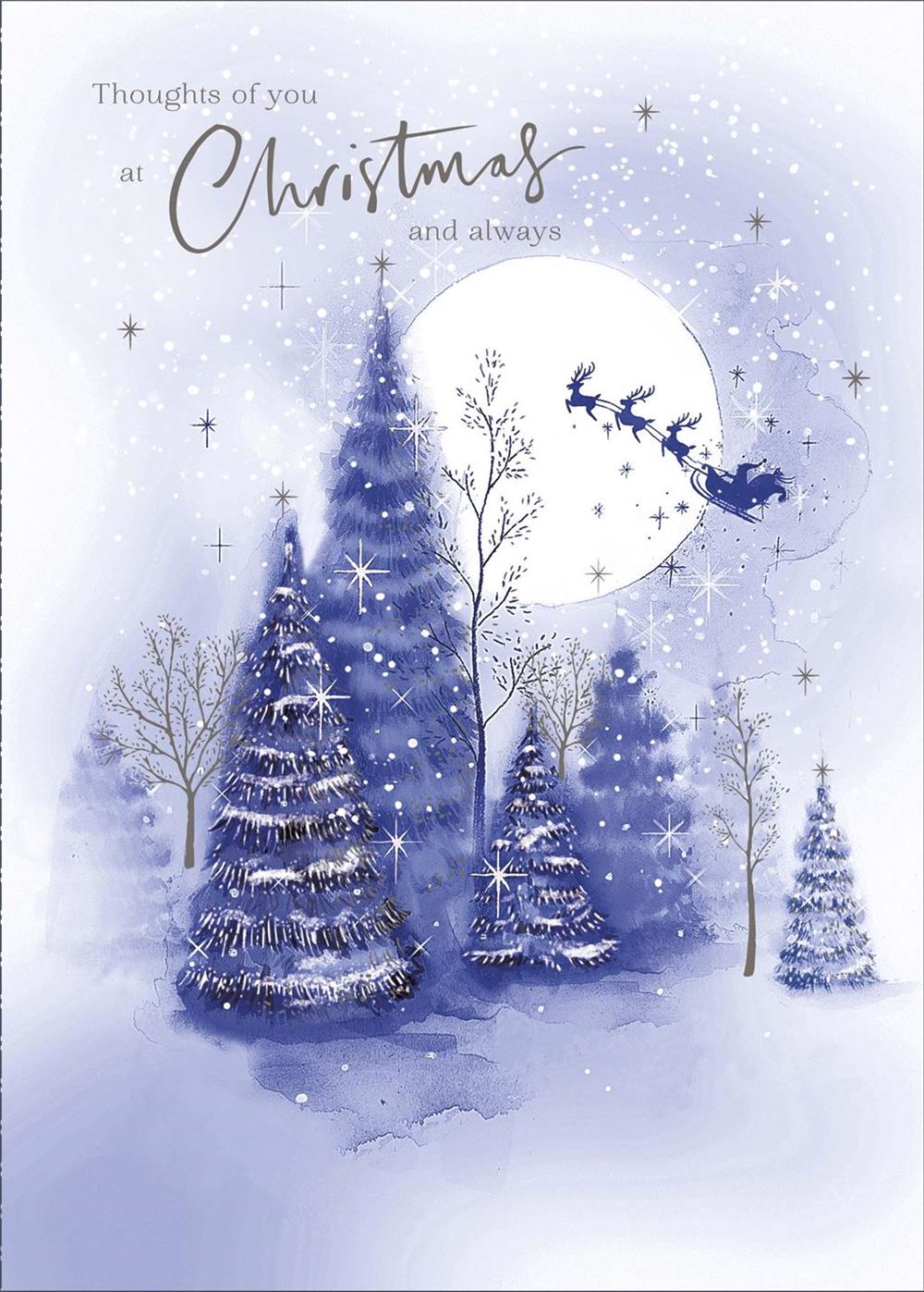 Thinking of You At Christmas and Always Card