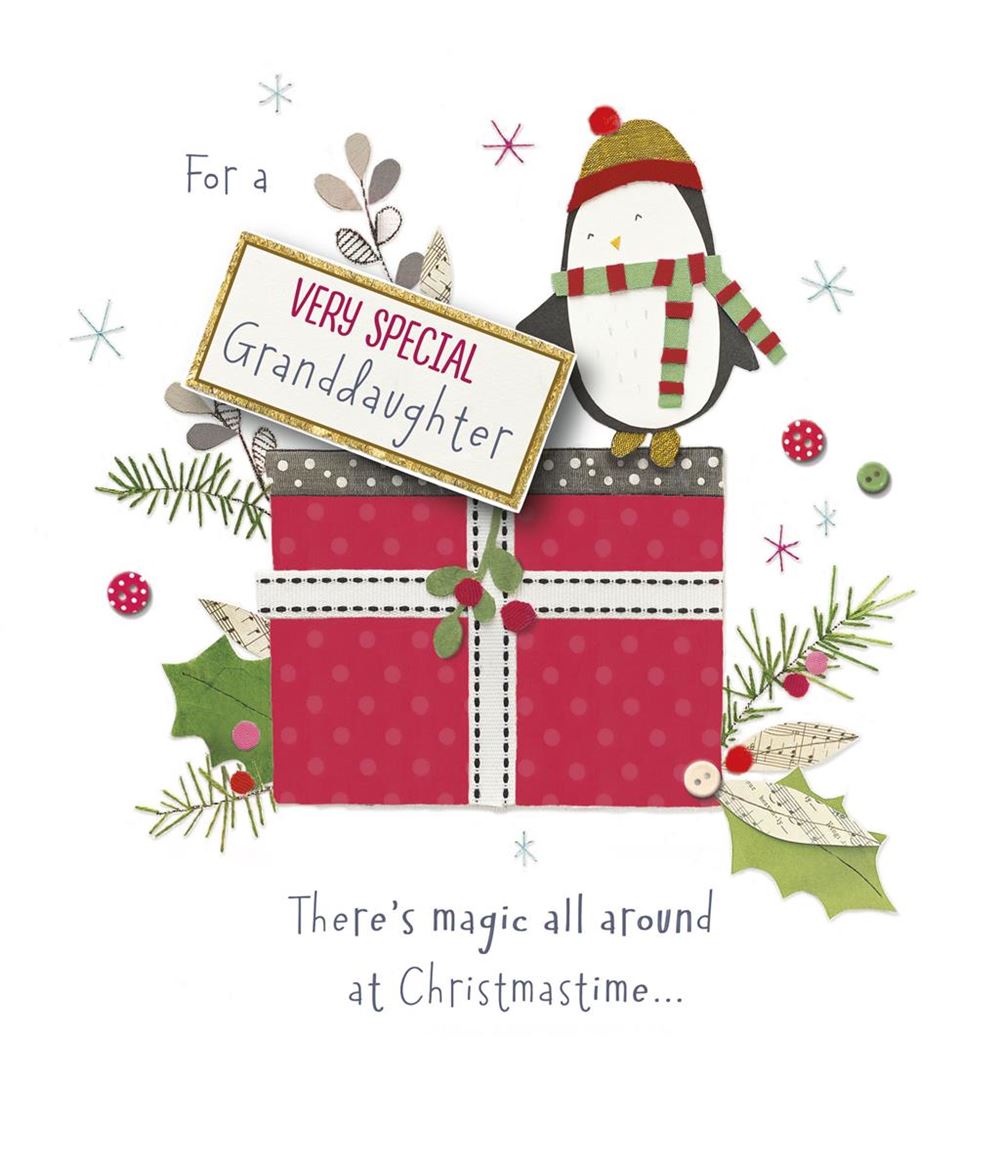 Granddaughter  Christmas Card