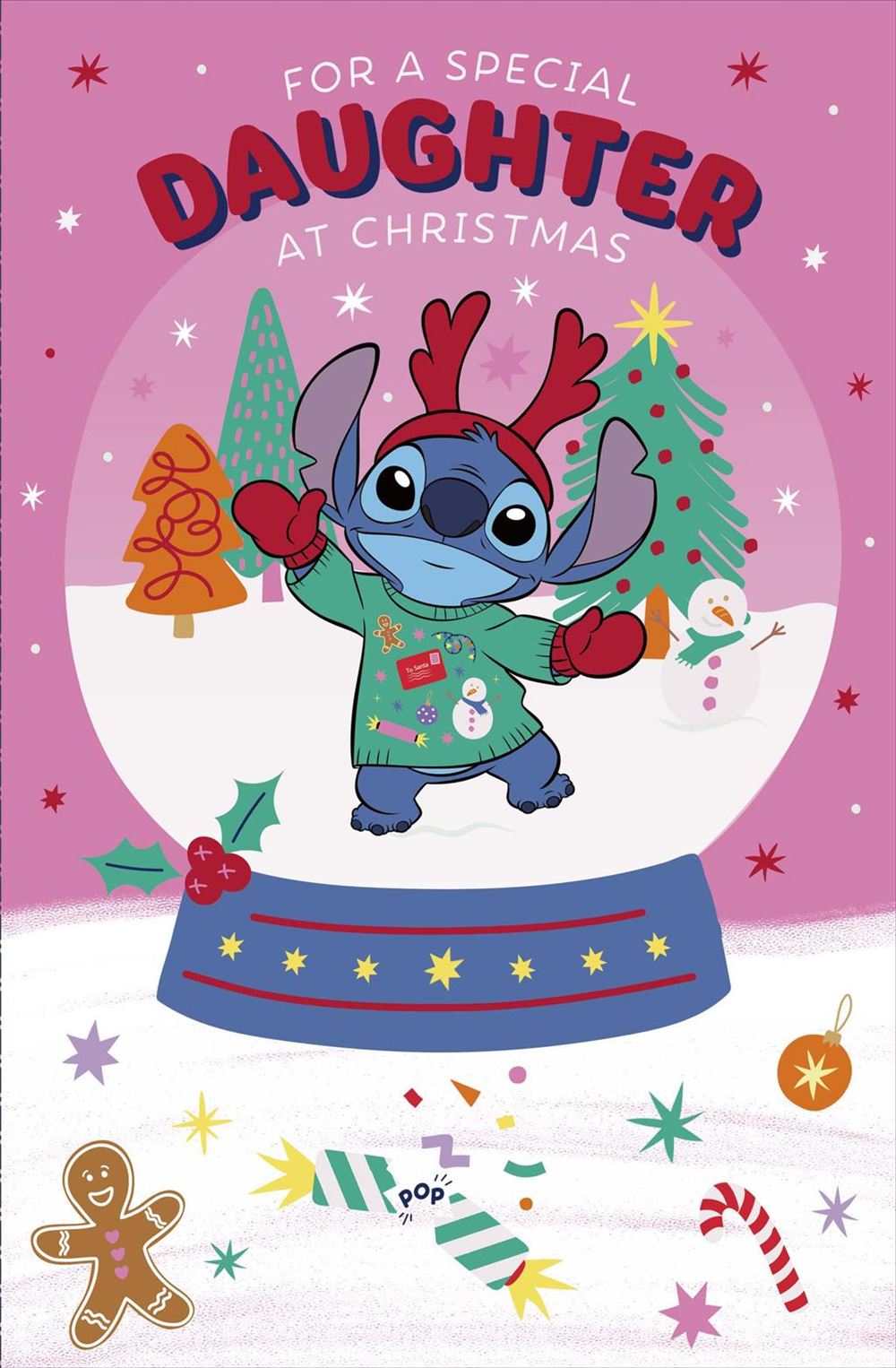 For A Special Daughter At Christmas Card