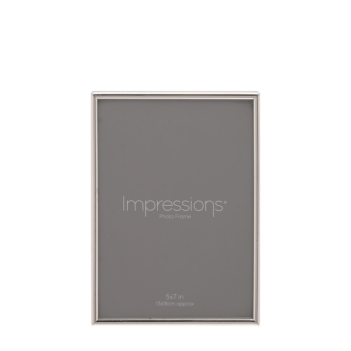 Silverplated Photo Frame Oblong Thin - 5"X 7"