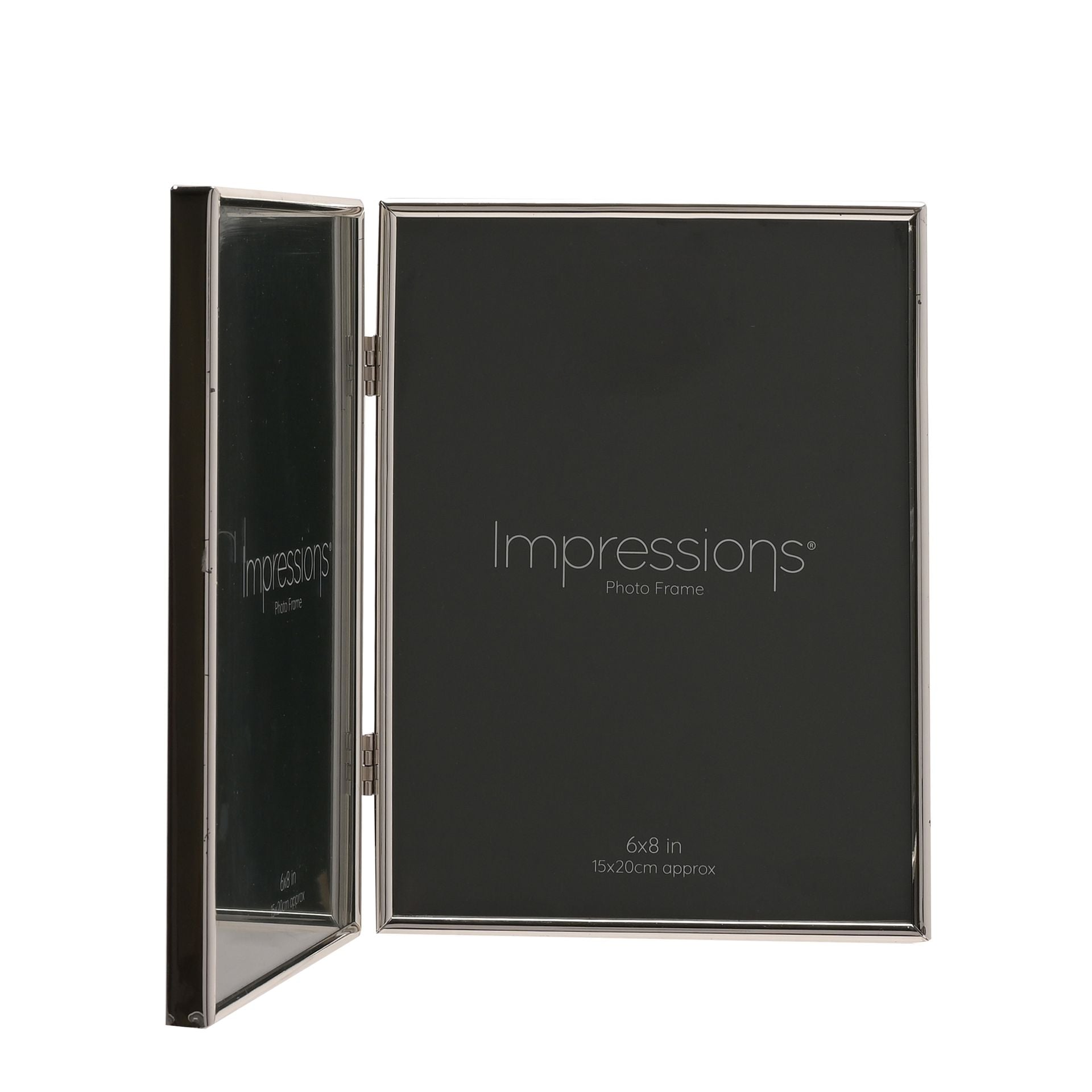 Silverplated Double Photo Frame - 6" x 8"