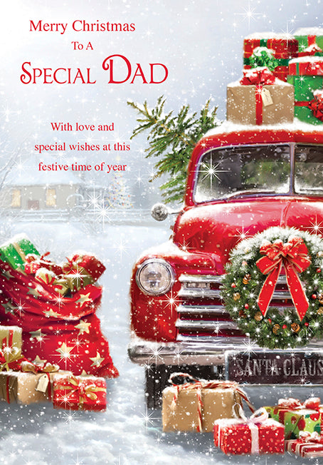 Merry Christmas To A Special Dad Card
