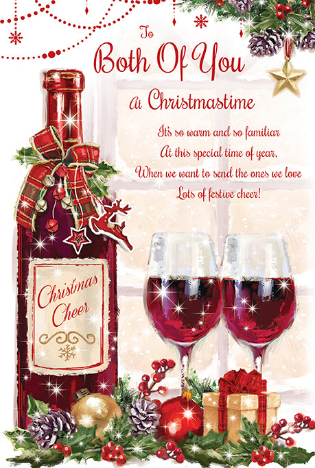To Both Of You at Christmastime Card