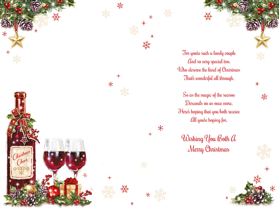 To Both Of You at Christmastime Card