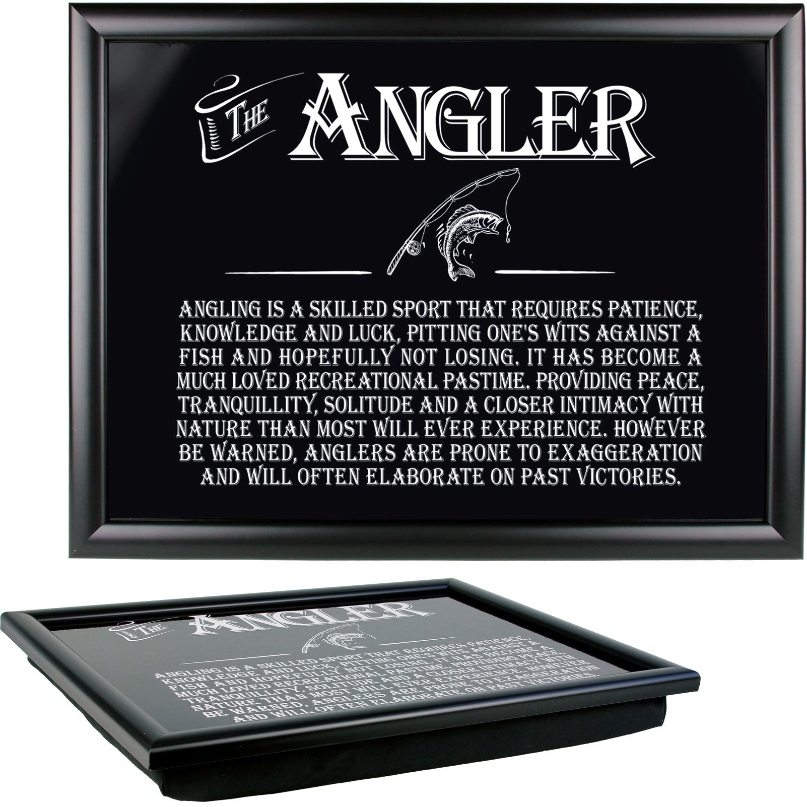 Ultimate Gift For Man Lap Tray Angler