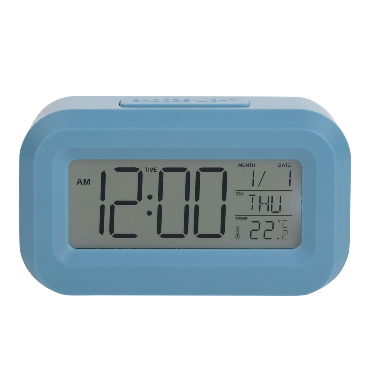 Hometime Brights Travel LED Clock - Blue