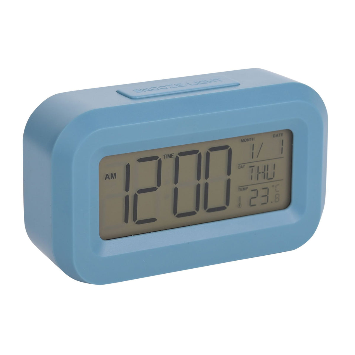 Hometime Brights Travel LED Clock - Blue