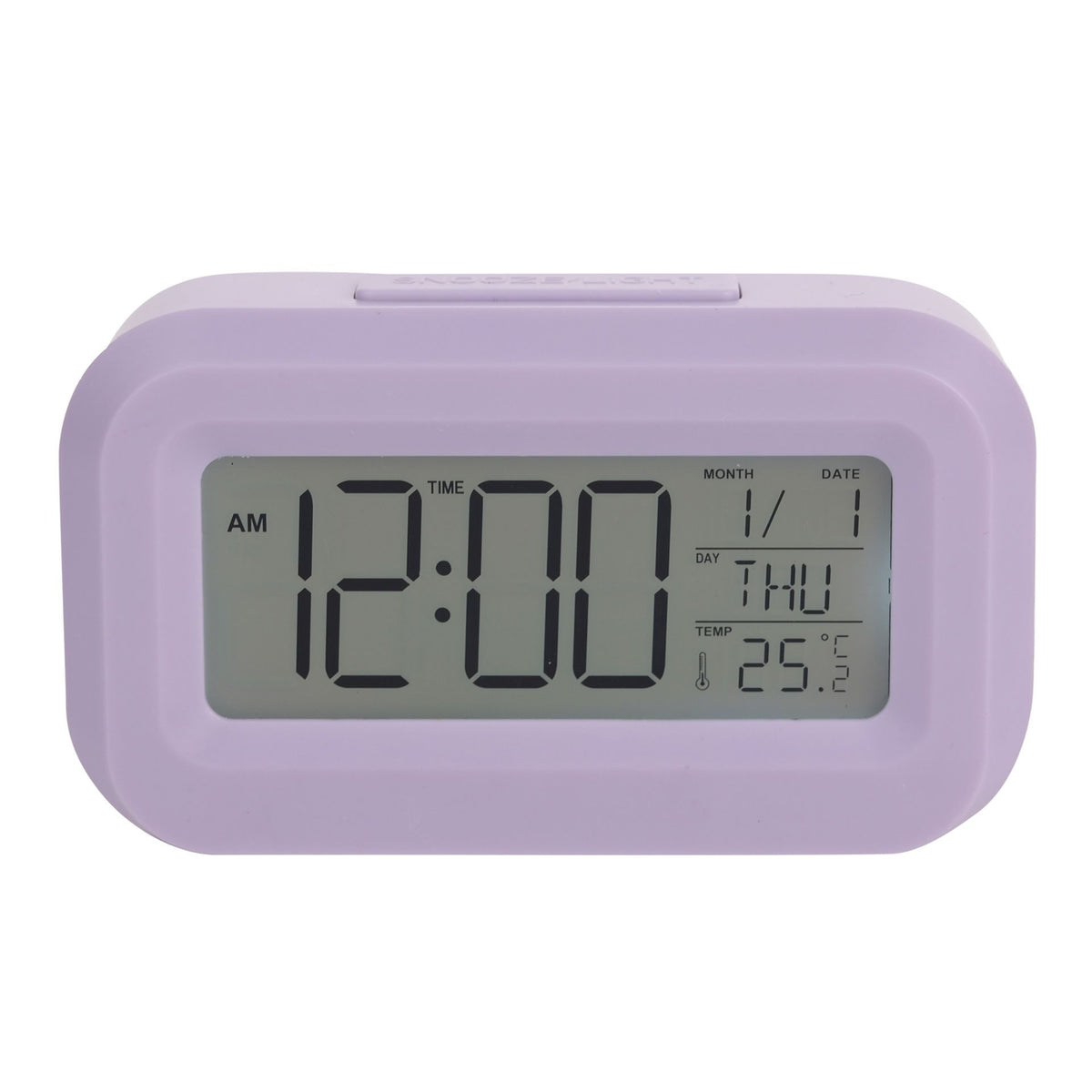 Hometime Brights Travel LED Clock - Purple