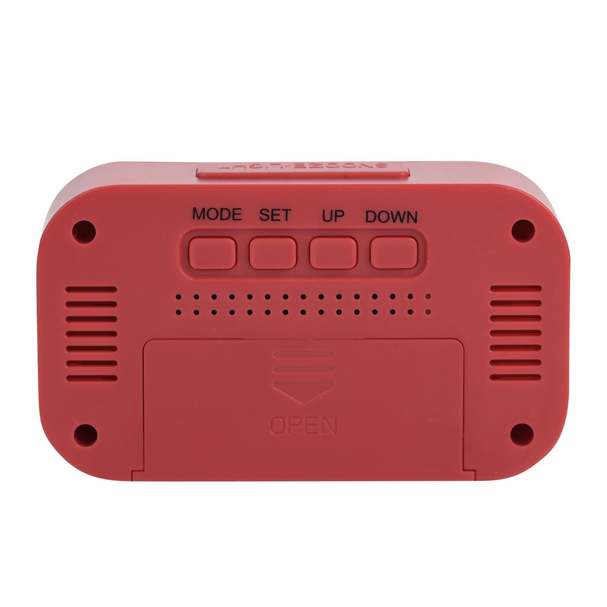 Hometime Brights Travel LED Clock - Red