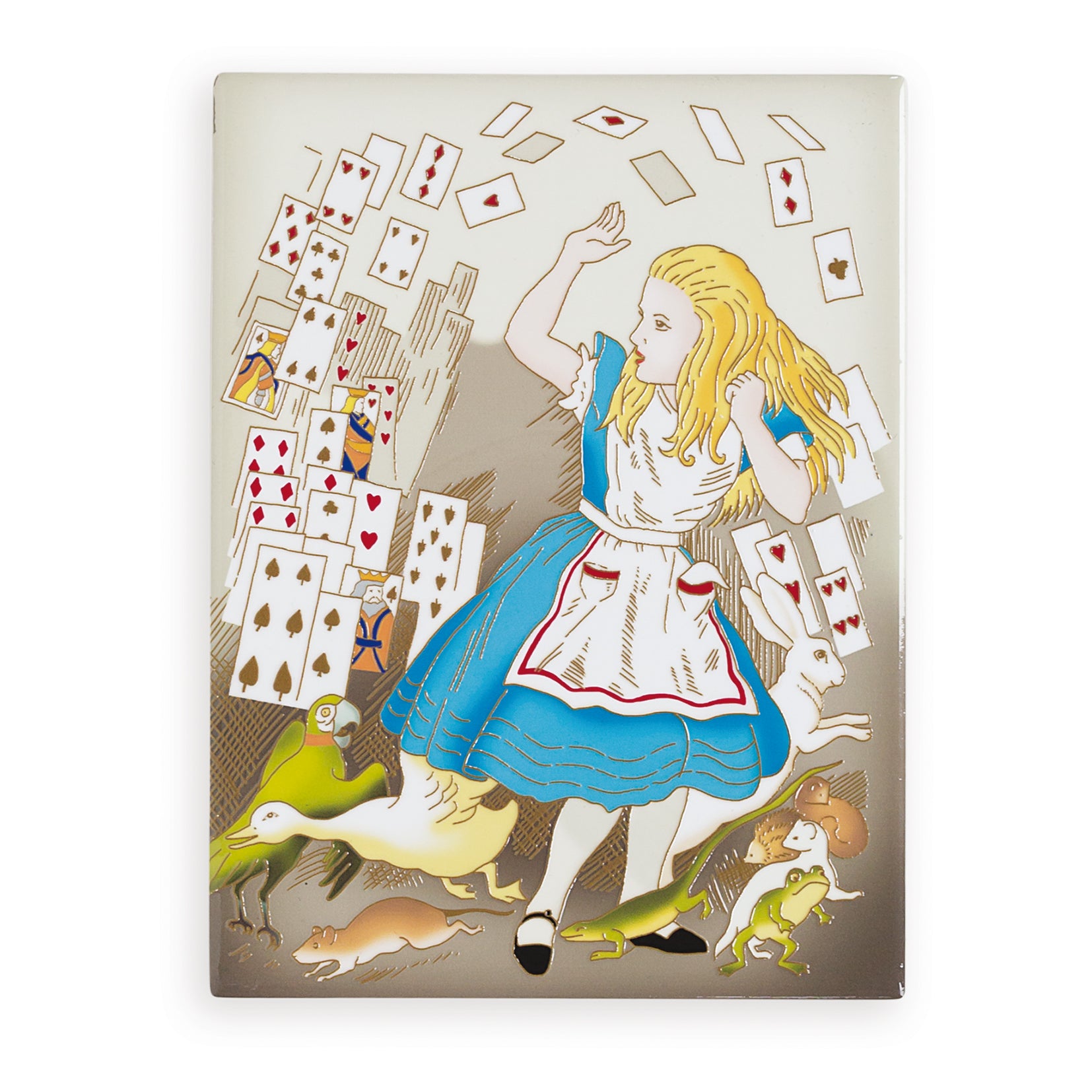 Art of Arora Alice in Wonderland Tea Party Large Tile