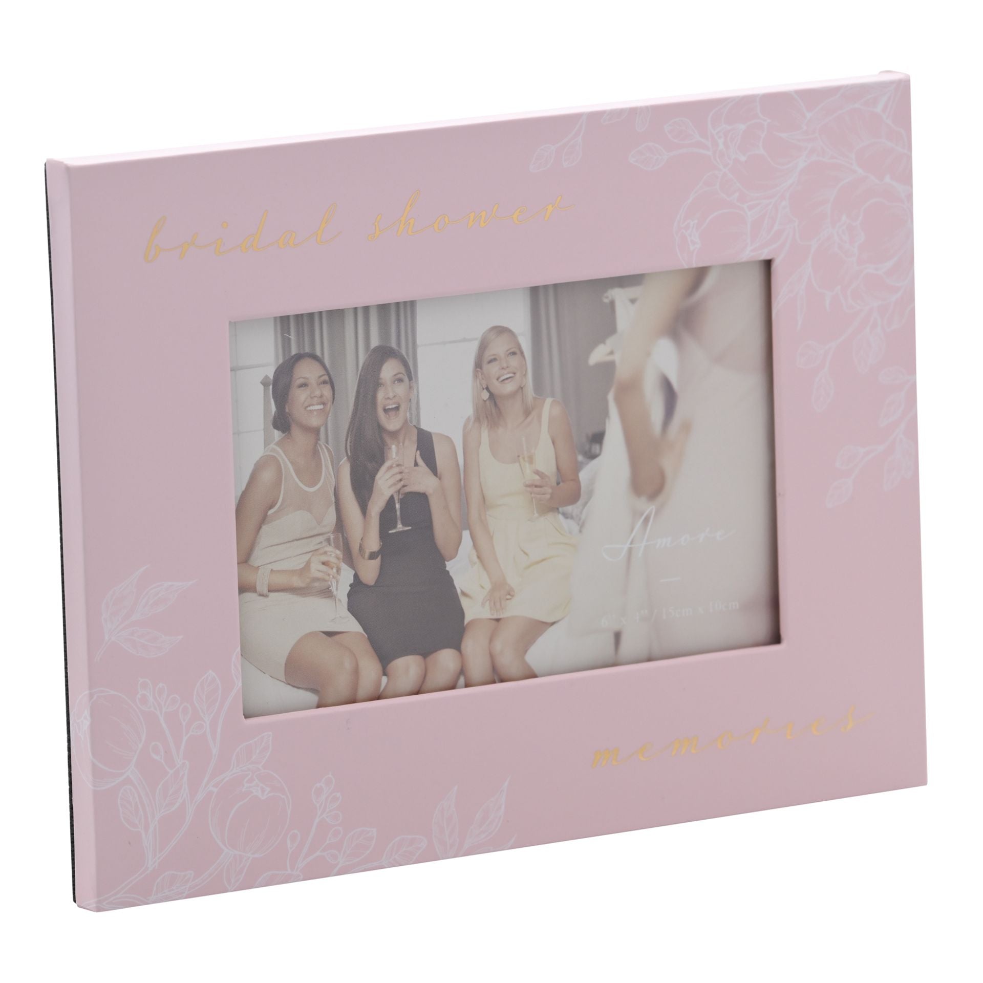Amore Photo Frame Bridal Shower Memories 6" x 4"