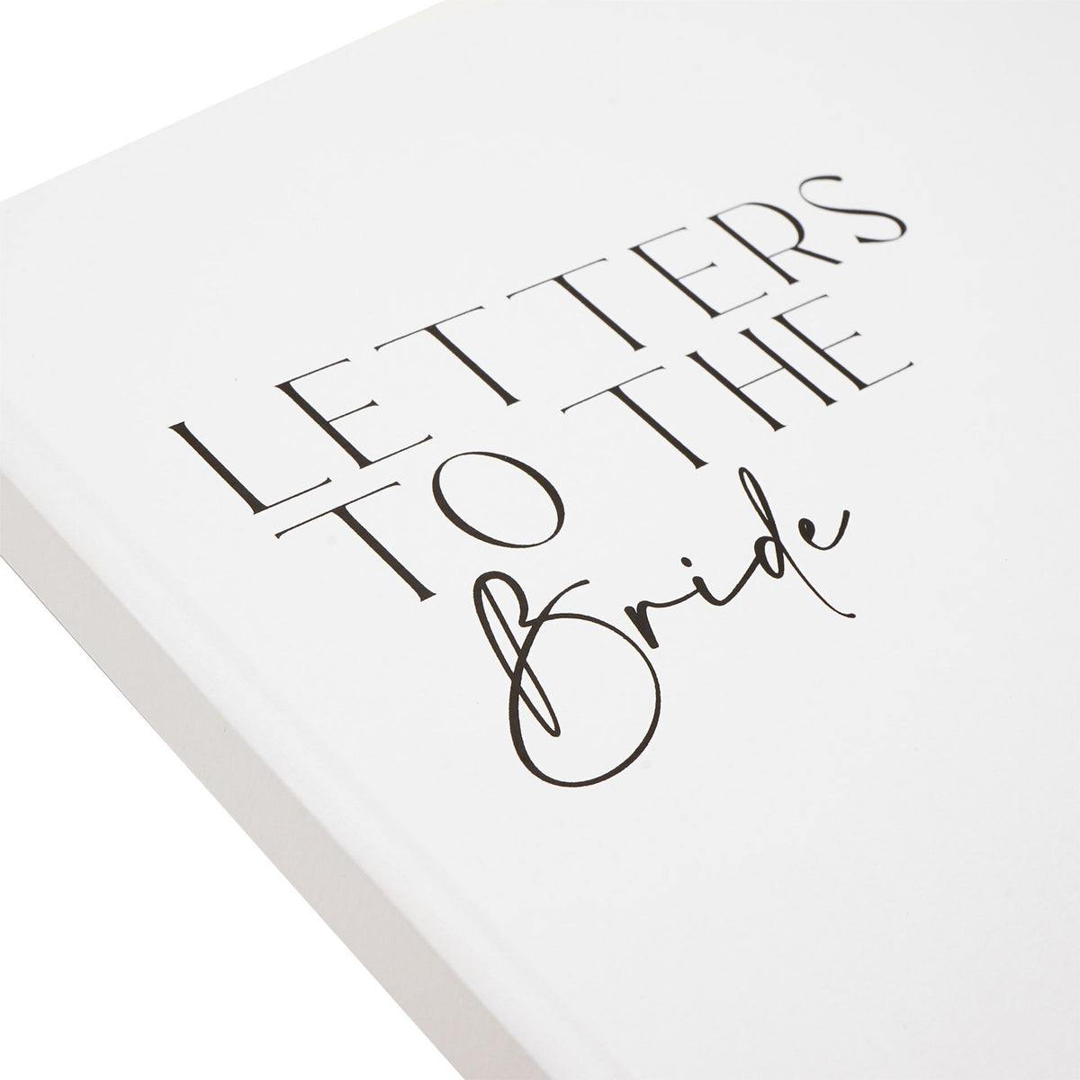 Amore Textured Guest Book 'Letters To The Bride'