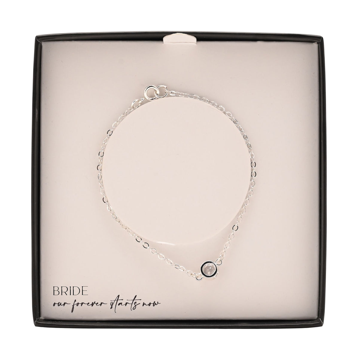 Amore Silver Plated Bracelet - Bride