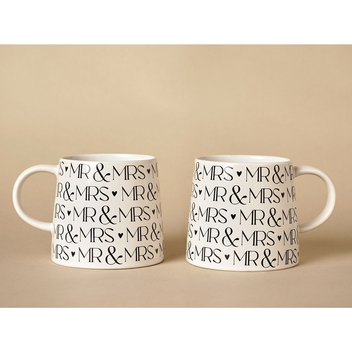 Amore Mugs Set of 2 - Mr And Mrs
