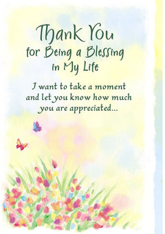 Thank You for Being a Blessing in My Life Card - Blue Mountain Arts