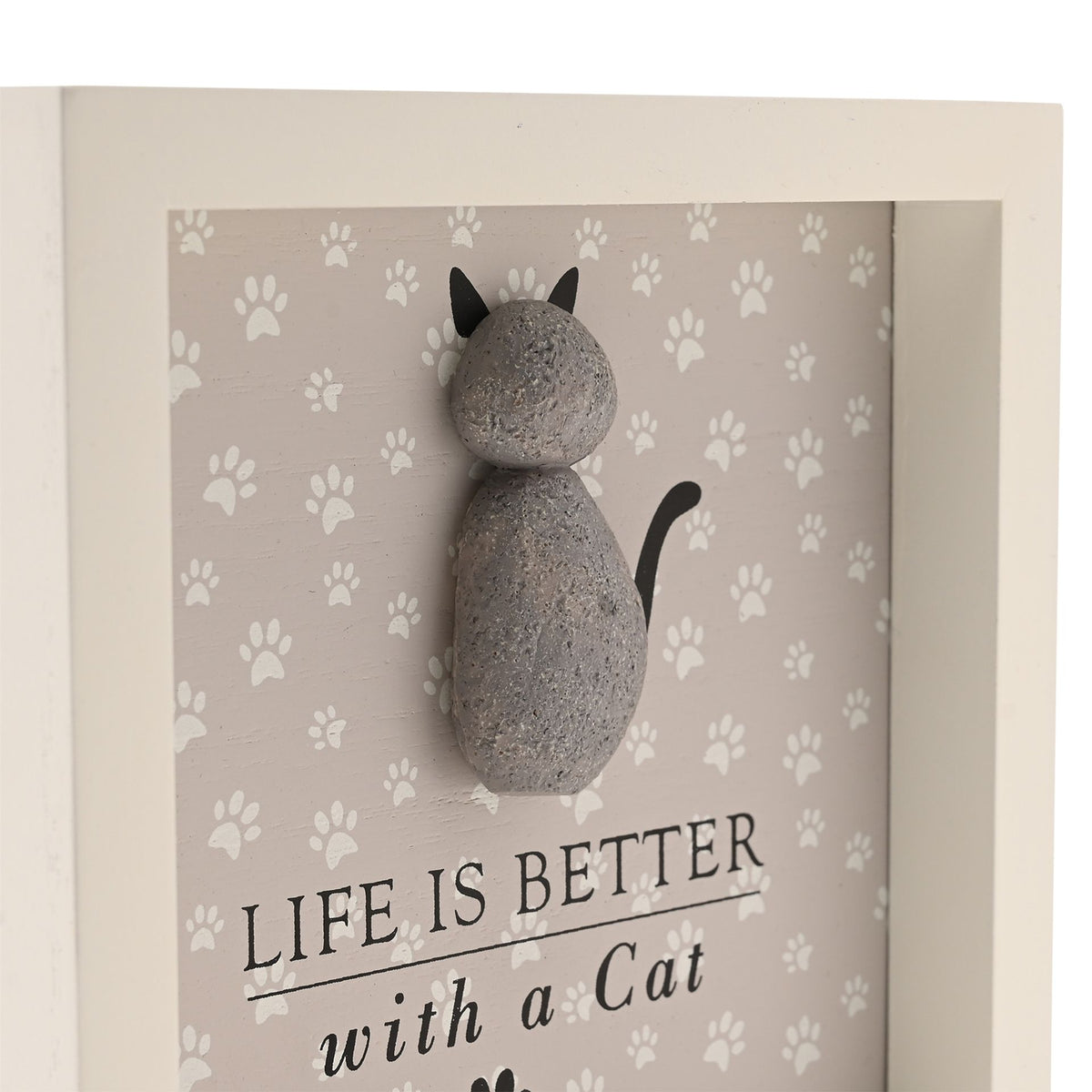 Best of Breed Framed Plaque - "Life Is Better with a Cat"