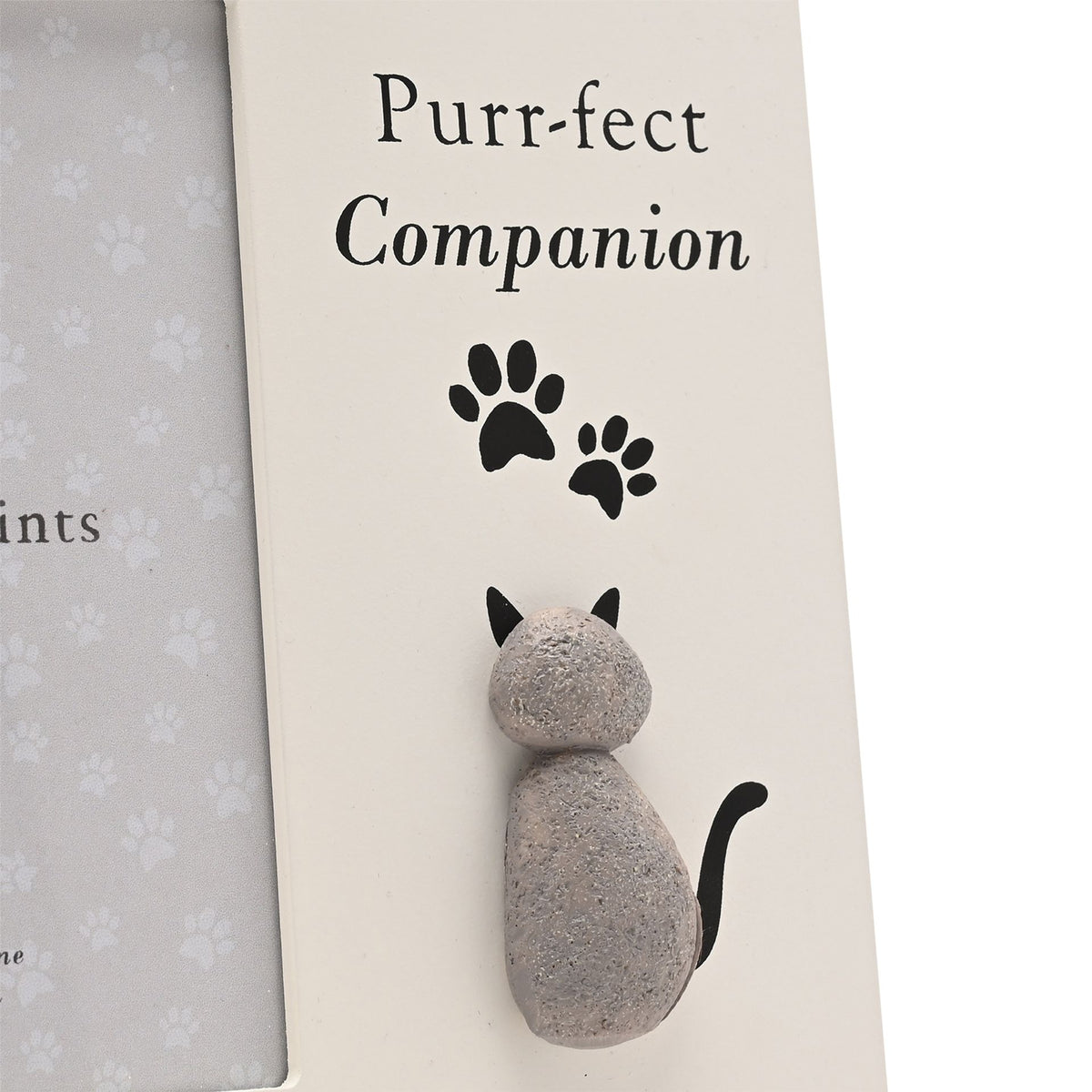 Best of Breed Pebble Style Photo Frame - "Purrfect Companion"