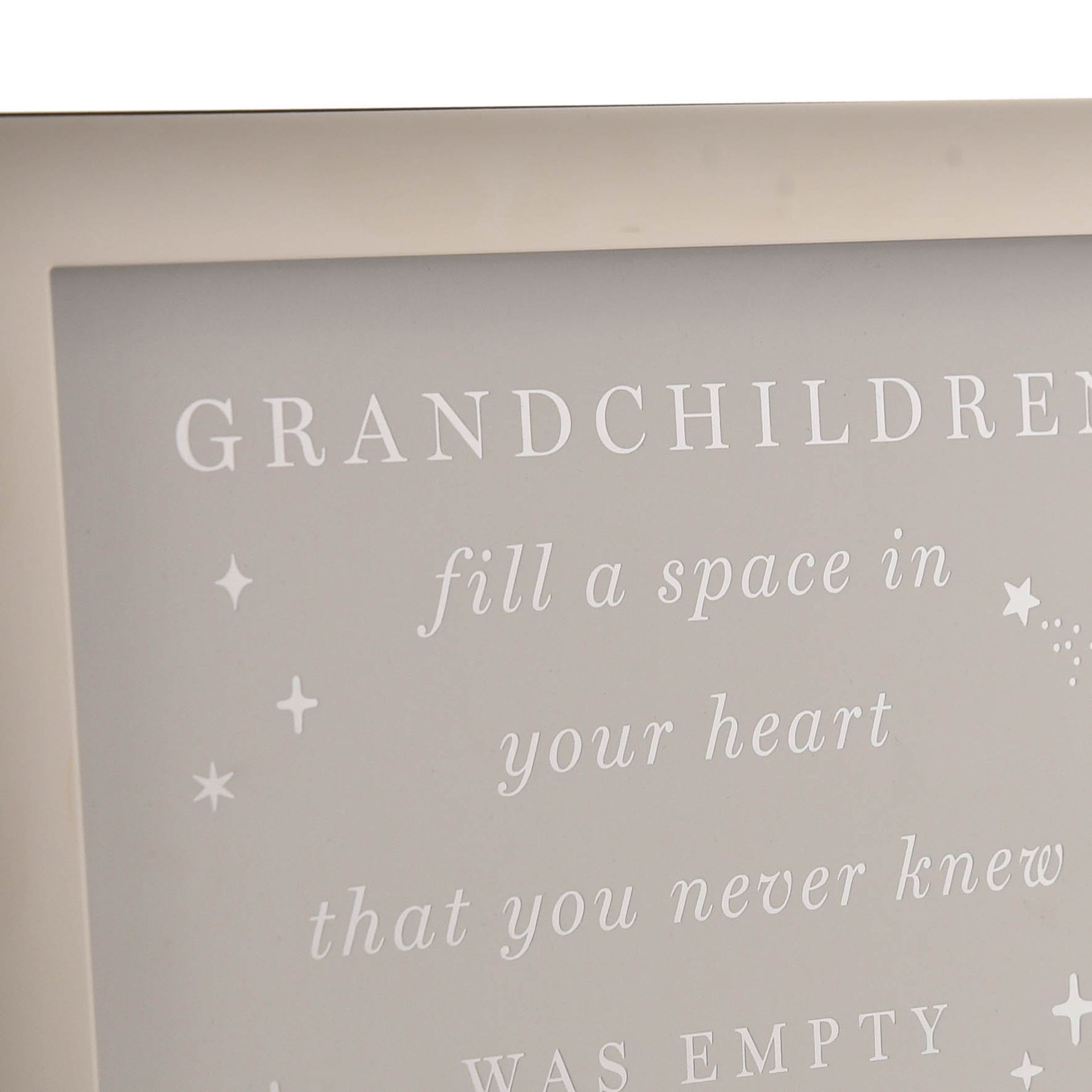 Bambino Metal Plated Grandchildren Photo Frame 6" x 4"