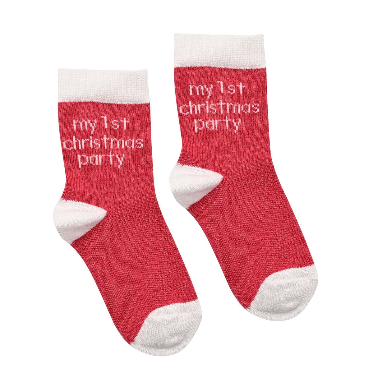 Bambino Socks My First Milestones 6-12 Months Pack of 5 Pairs - Green and Red Colours