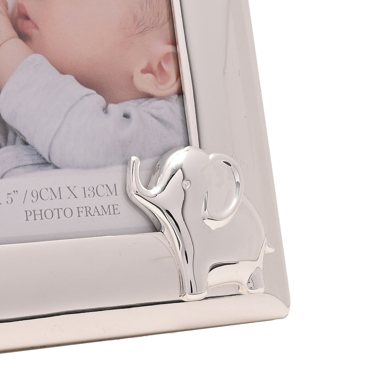 Bambino Silverplated Photo Frame with Elephant 4" x 6"