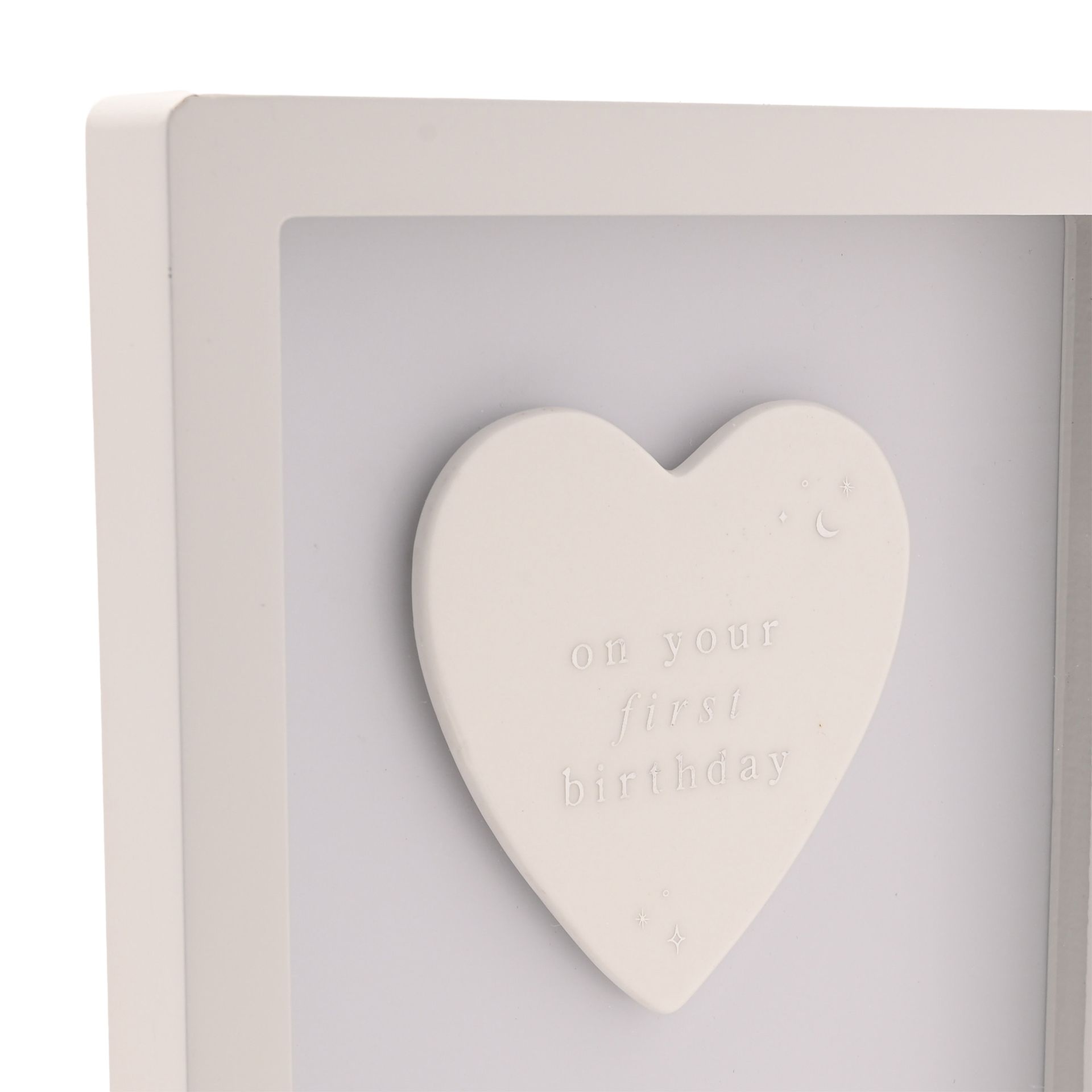 Bambino Framed Plaque 18cm - 1st Birthday Blue