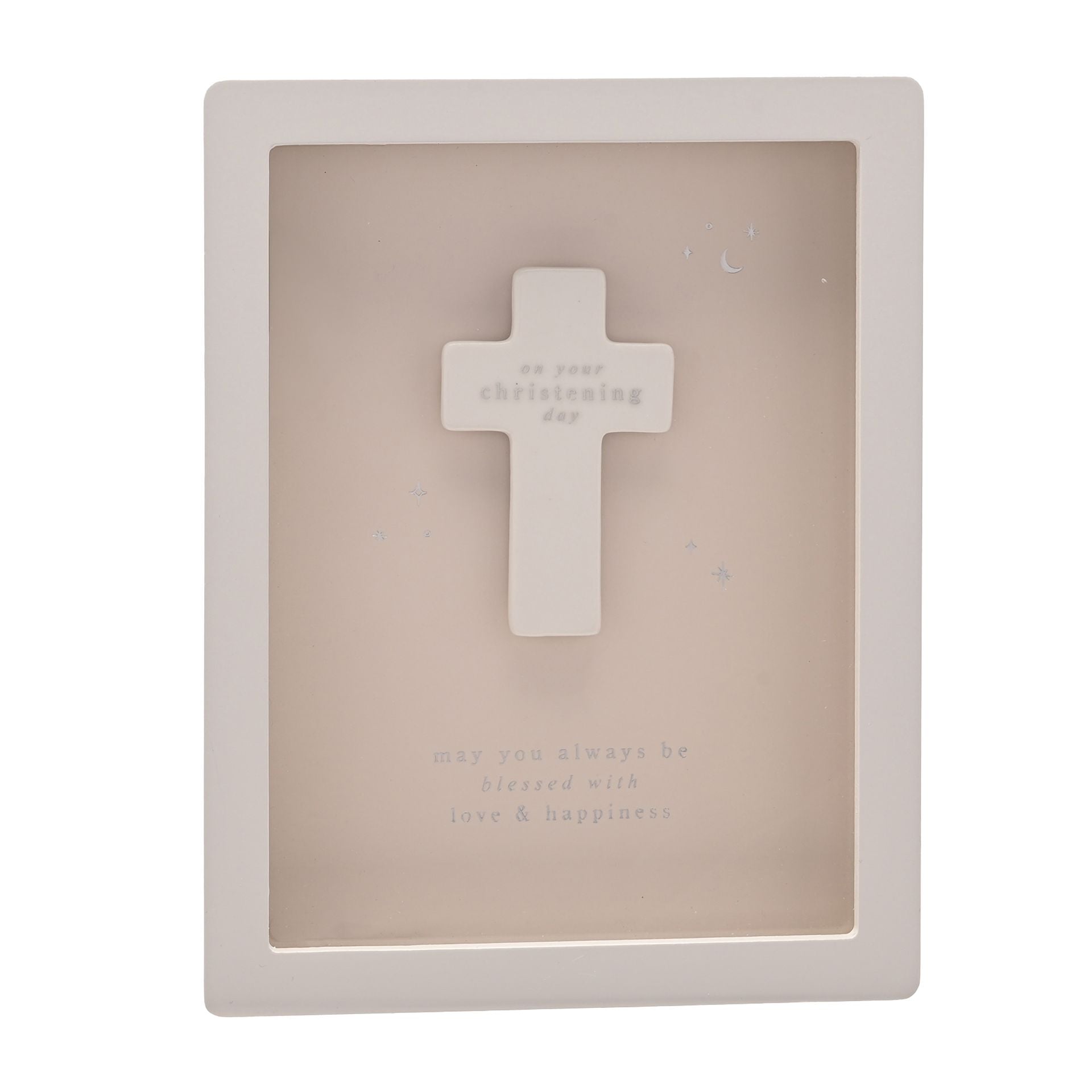 Bambino Framed Plaque 18cm - Christening