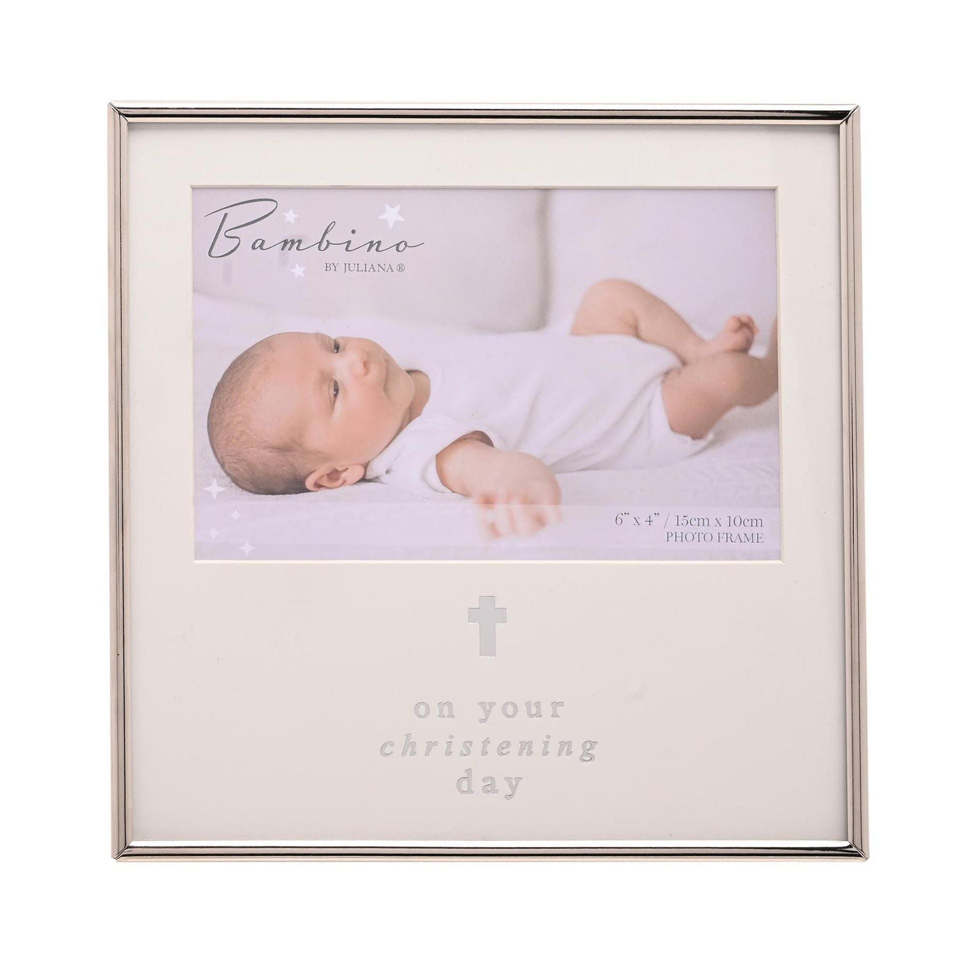 Bambino Silver Frame 6" x 4"  - Christening