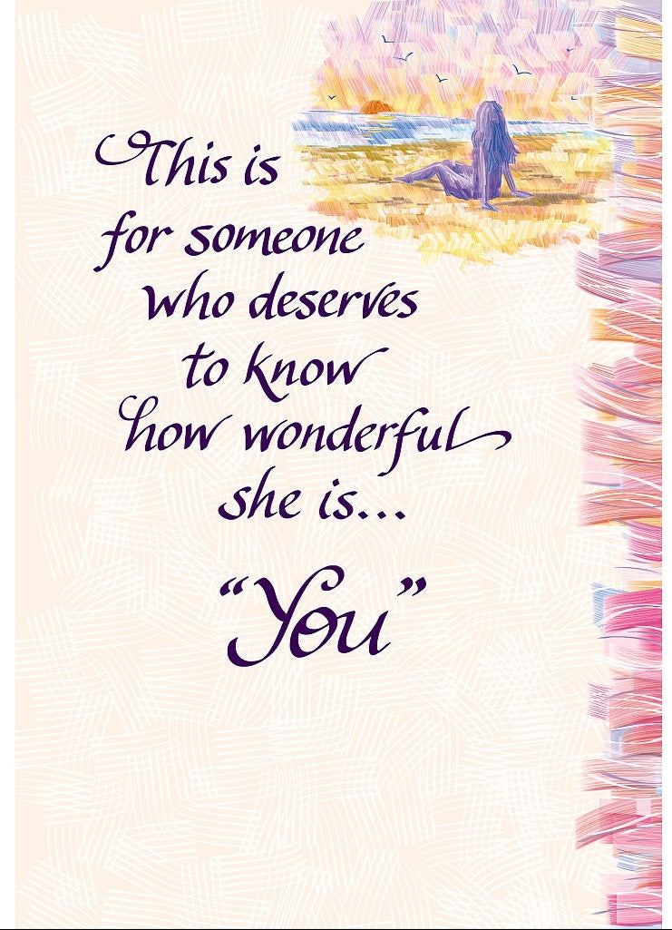 This is for Someone Who Deserves to Know Special Woman Card - Blue Mountain Arts