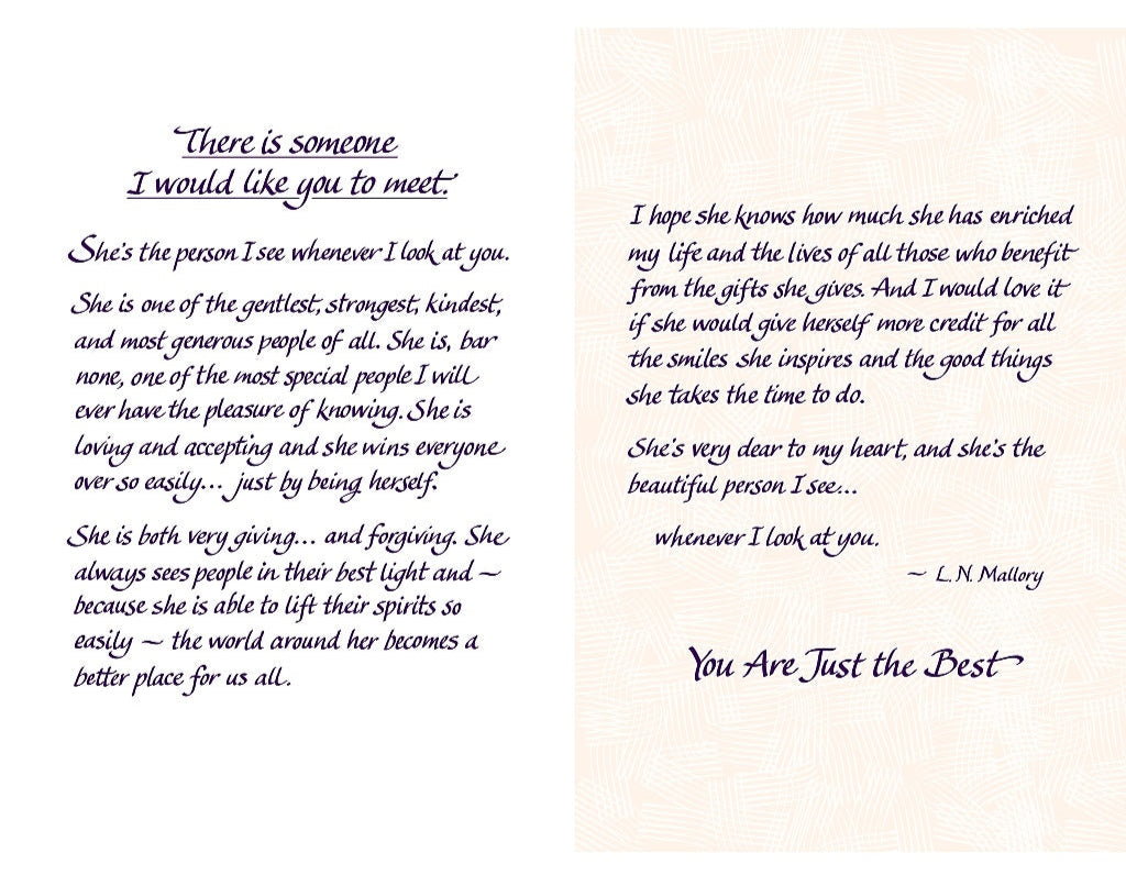 This is for Someone Who Deserves to Know Special Woman Card - Blue Mountain Arts