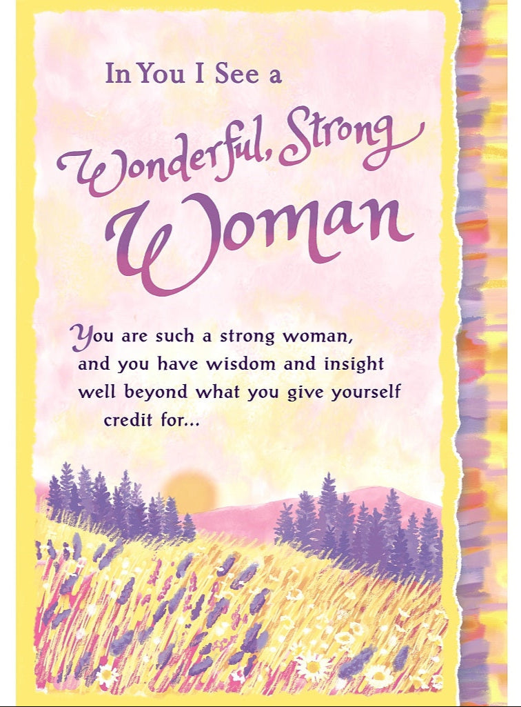 Wonderful Strong Woman Card -Blue Mountain Arts