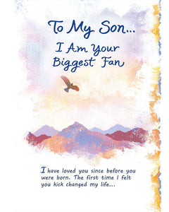 To My Son... I Am Your Biggest FAN Card - Blue Mountain Arts