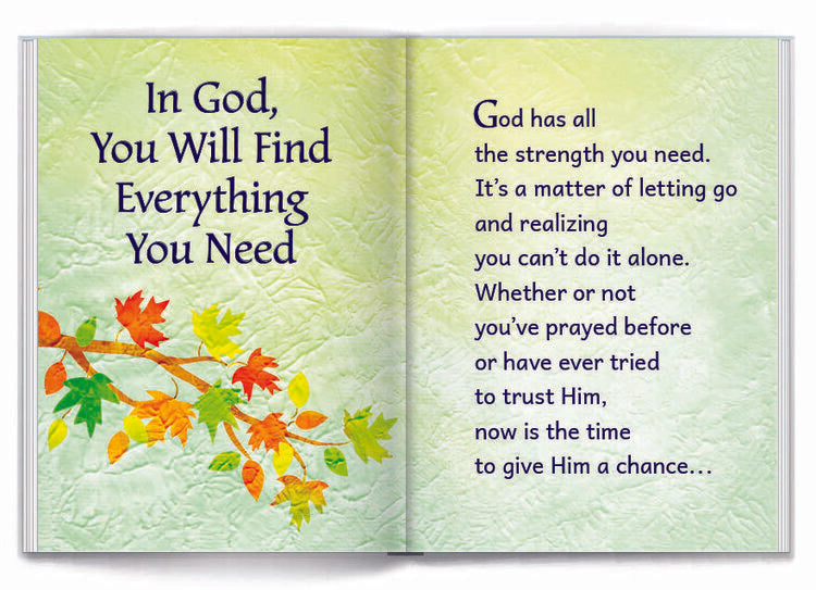Blue Mountain Arts Keepsake Book - God Is Always Watching Over You
