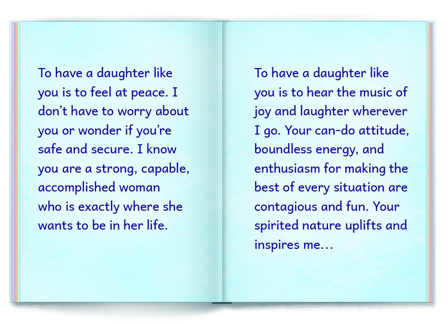 Blue Mountain Arts Keepsake Book - A Daughter Is Life's Greatest Gift