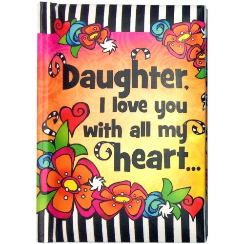 Blue Mountain Arts Keepsake Book - "Daughter, I love you with all my heart…"