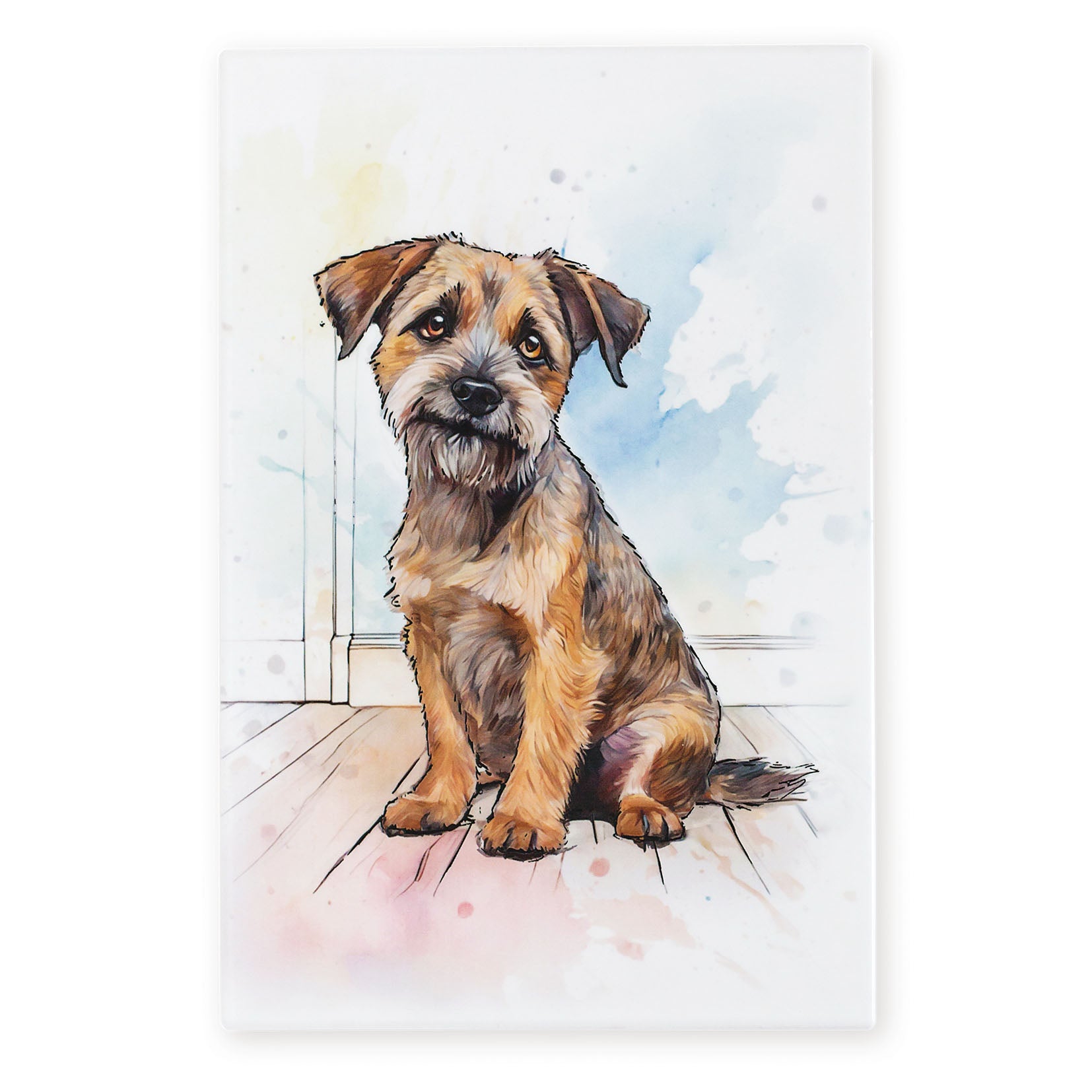 Art of Arora Border Terrier – Ceramistone Tile