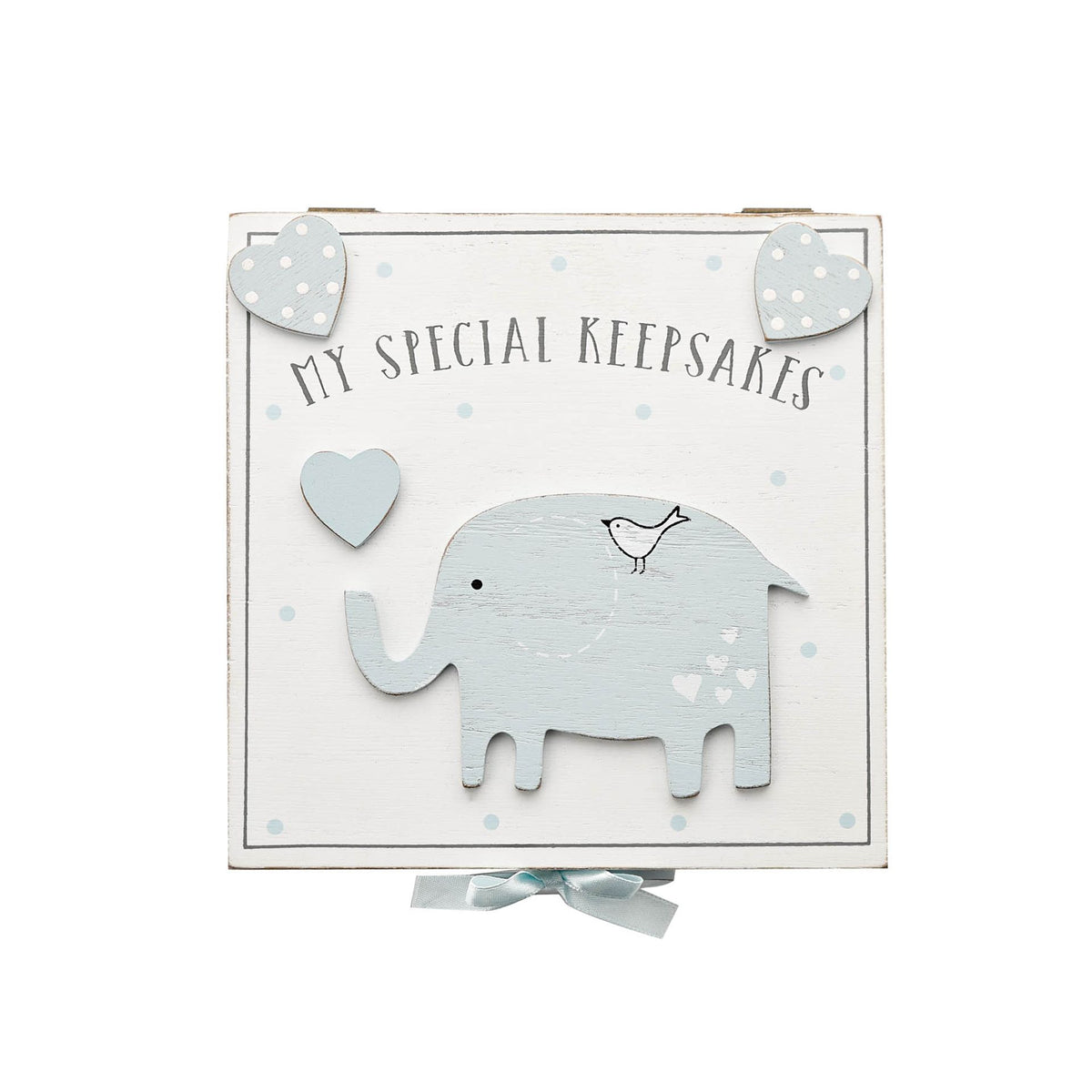 'Petit Cheri' My Special Keepsake Box 16cm x 16cm - Blue