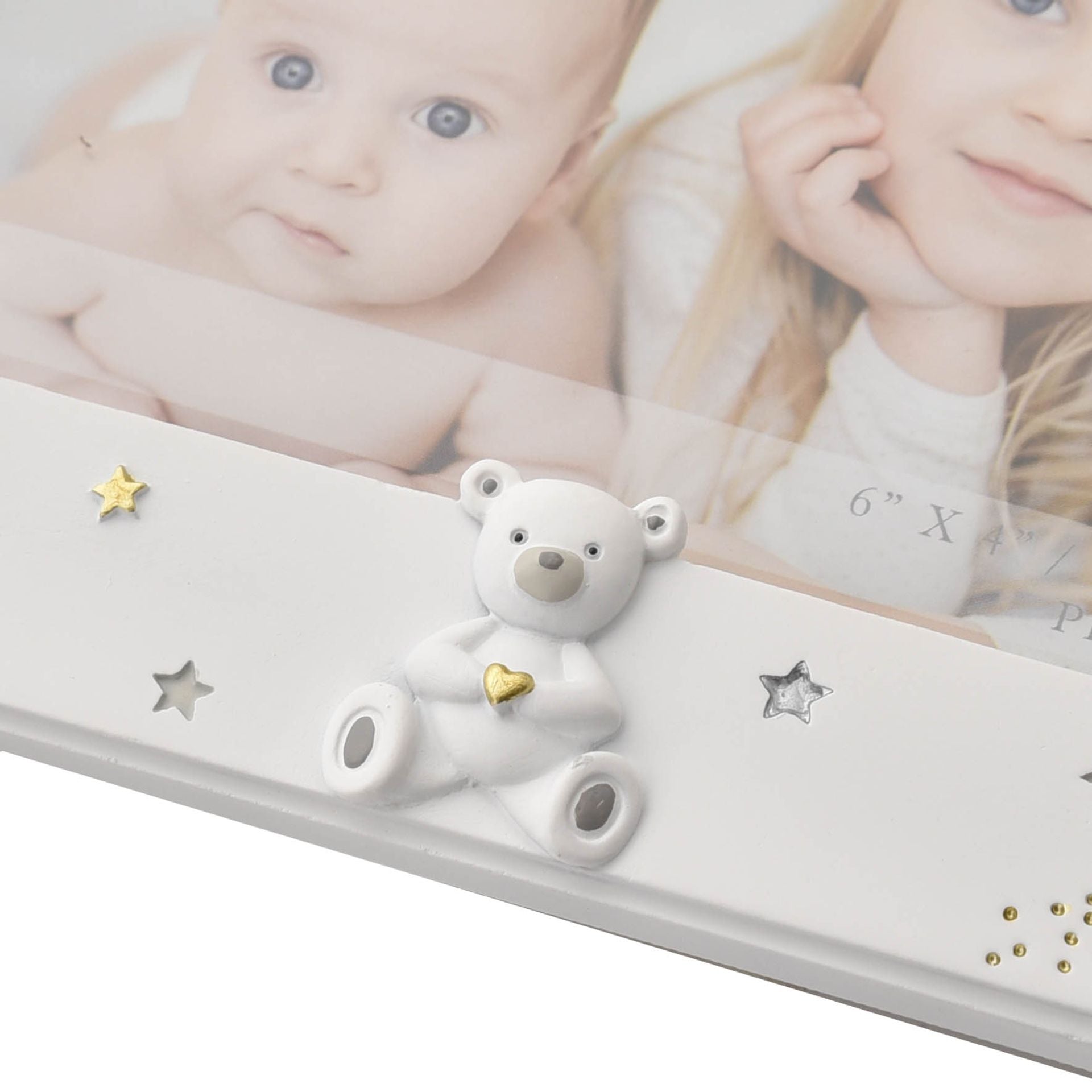 Bambino Resin Me & My Sister Photo Frame 6" x 4"